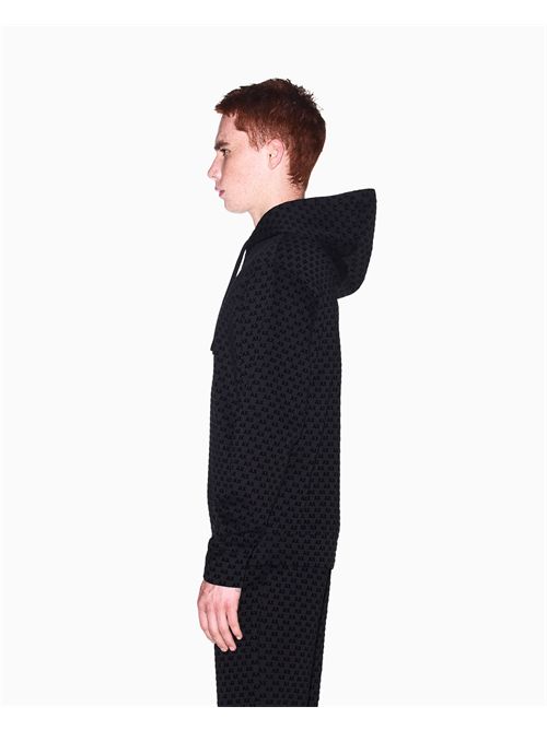 Felpa regular fit in cotone elasticizzato ARMANI EXCHANGE | XM002903AF10818/UC001